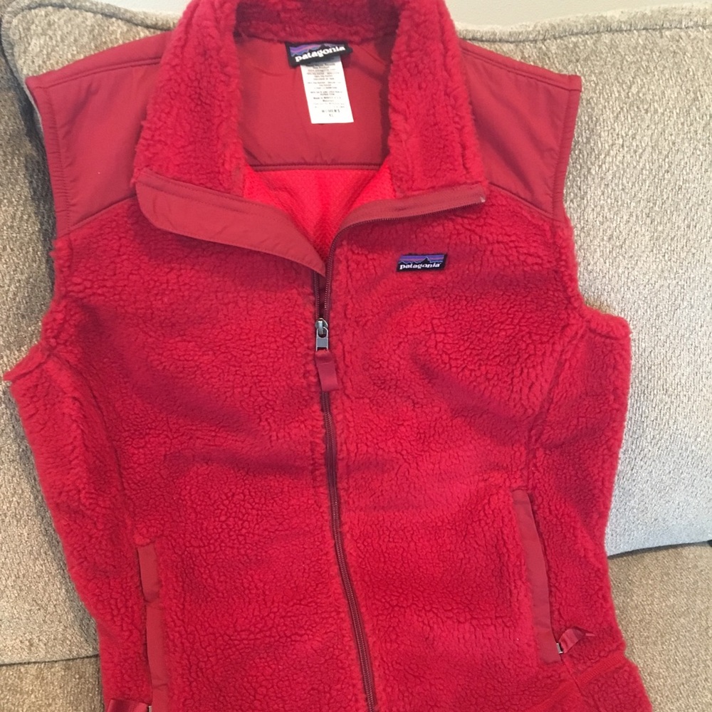 Patagonia red vest